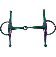 Wędzidło z Wąsami Pojedyńczo Łamane Rainbow Balotade