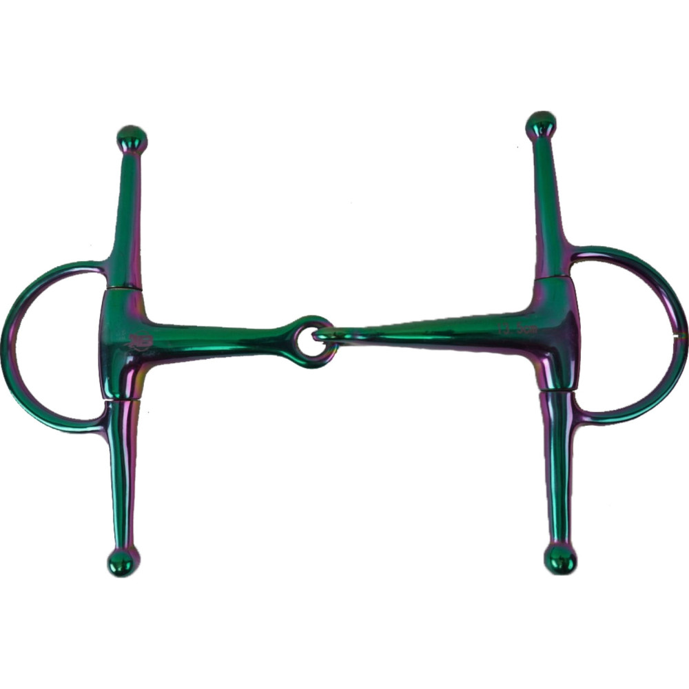 Wędzidło z Wąsami Pojedyńczo Łamane Rainbow Balotade