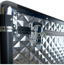 Srebrna Skrzynka na Szczotki Elegance York