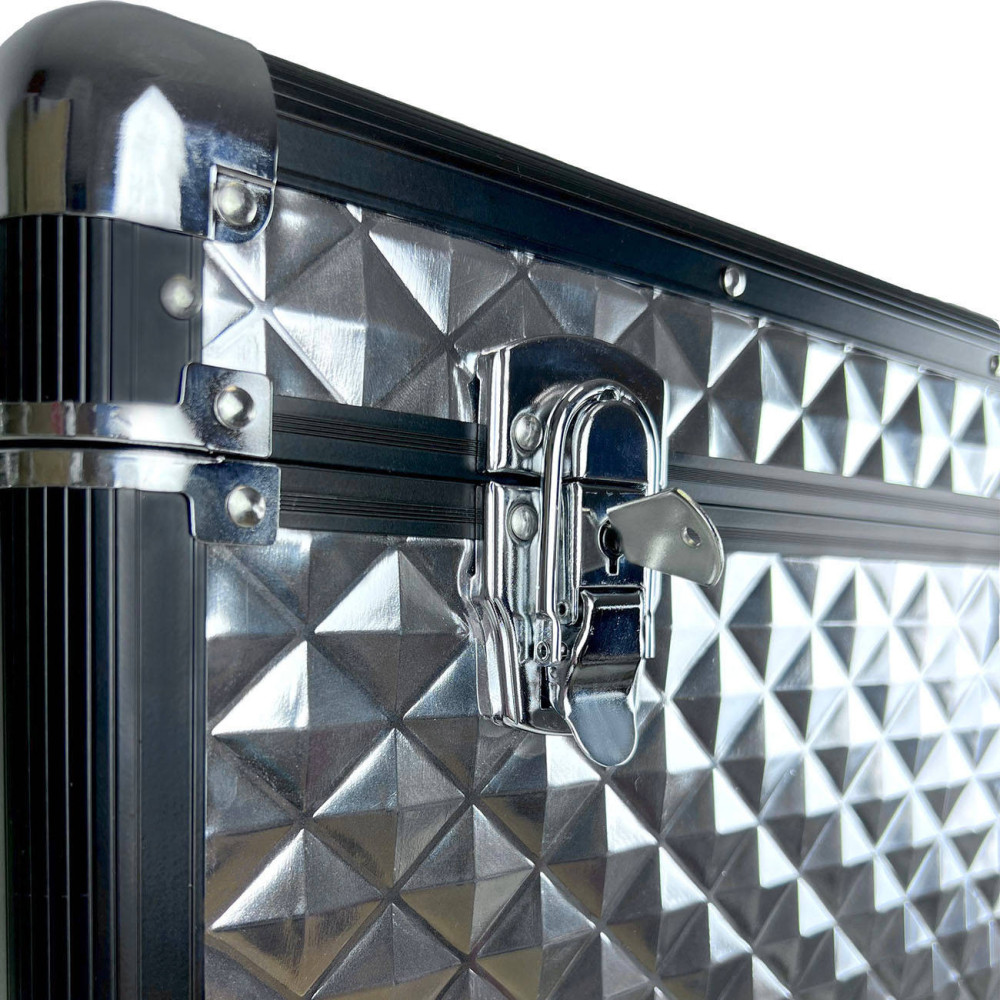 Srebrna Skrzynka na Szczotki Elegance York