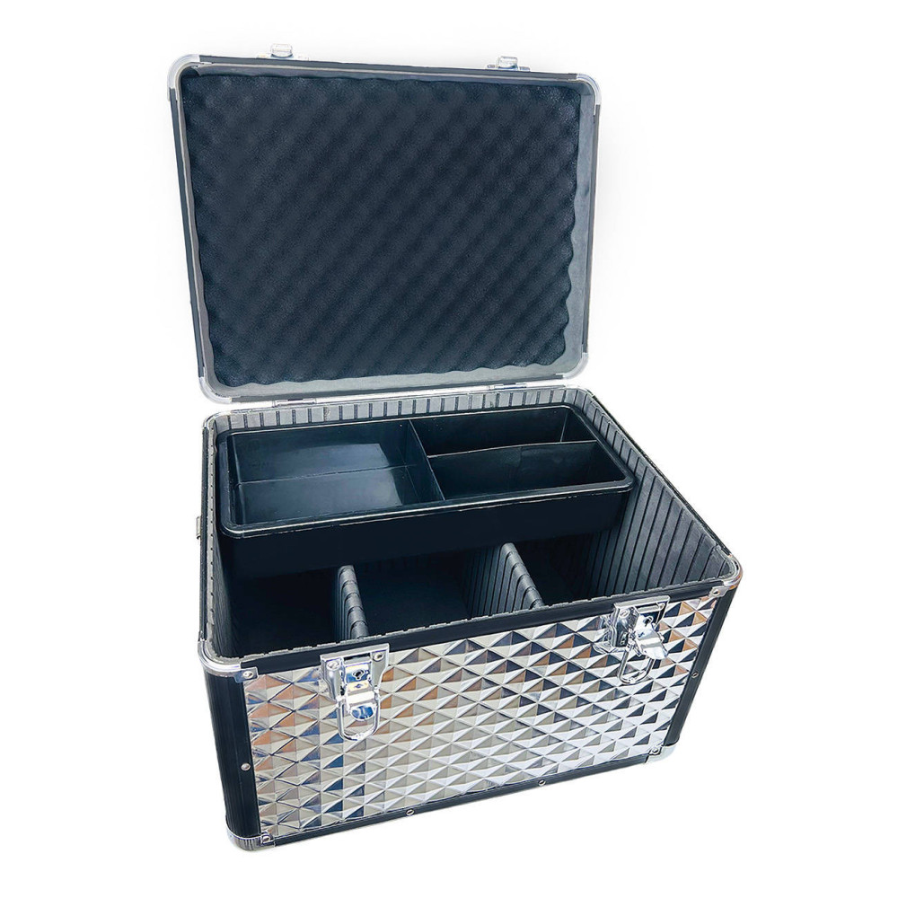 Srebrna Skrzynka na Szczotki Elegance York