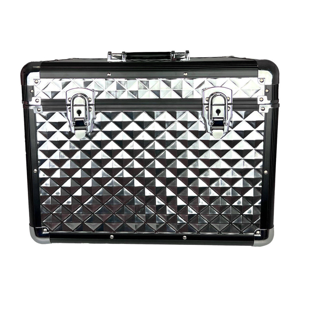 Srebrna Skrzynka na Szczotki Elegance York