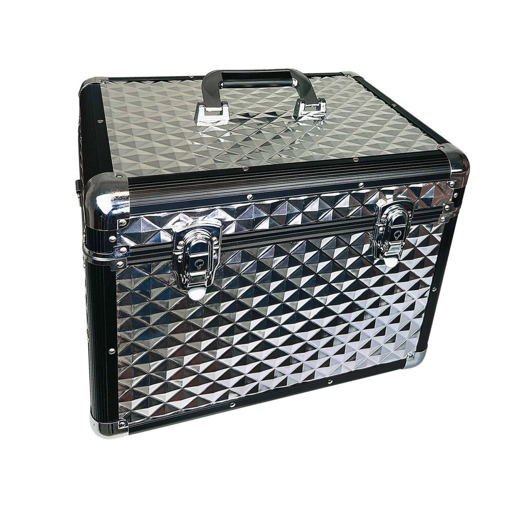 Srebrna Skrzynka na Szczotki Elegance York