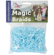 Silikonowe Kolorowe Gumki do Zaplatania Grzywy Magic Braids Harry's Horse