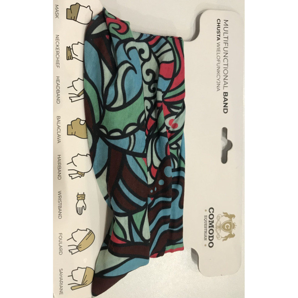 Komin Wielofunkcyjny Kolorowe Wzory Comodo