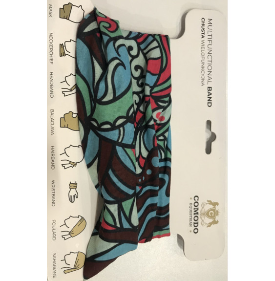 Komin Wielofunkcyjny Kolorowe Wzory Comodo