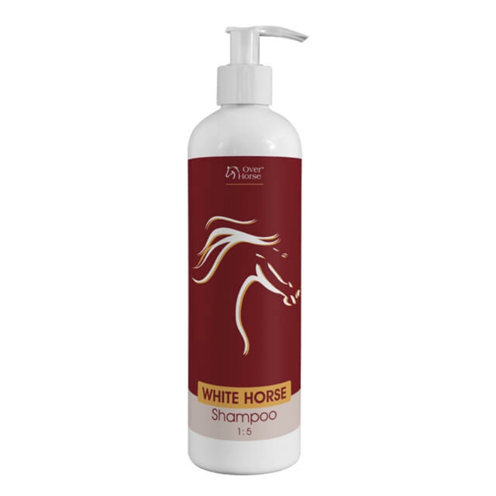 Szampon dla Siwych Koni White Horse Shampoo Over Horse