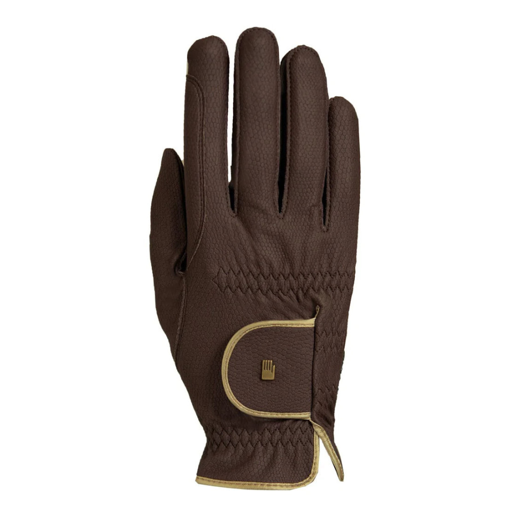 Rękawiczki Lona Brąz/Złoto Roeckl