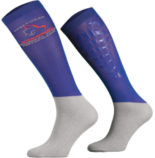 Podkolanówki Jeździeckie z Silikonem Royal Blue Comodo
