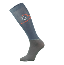 Podkolanówki Jeździeckie z Mikrofibrą Szare Comodo