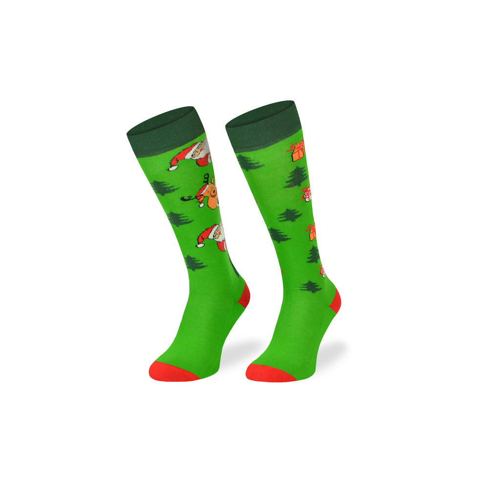 Podkolanówki Jeździeckie w Mikołaje i Renifery Comodo