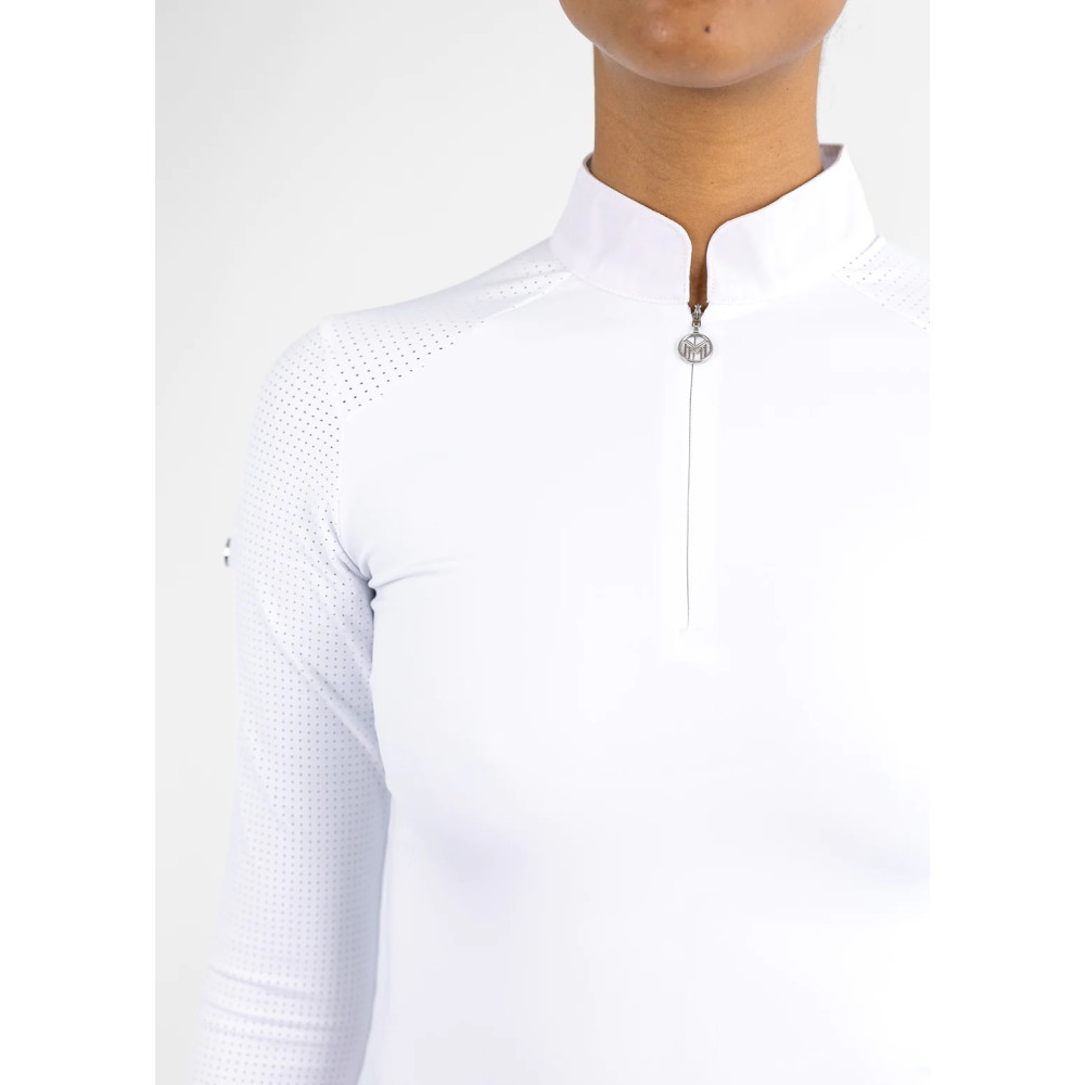 Koszula Konkursowa z Długim Rękawem Air (White) Maximilian Equestrian