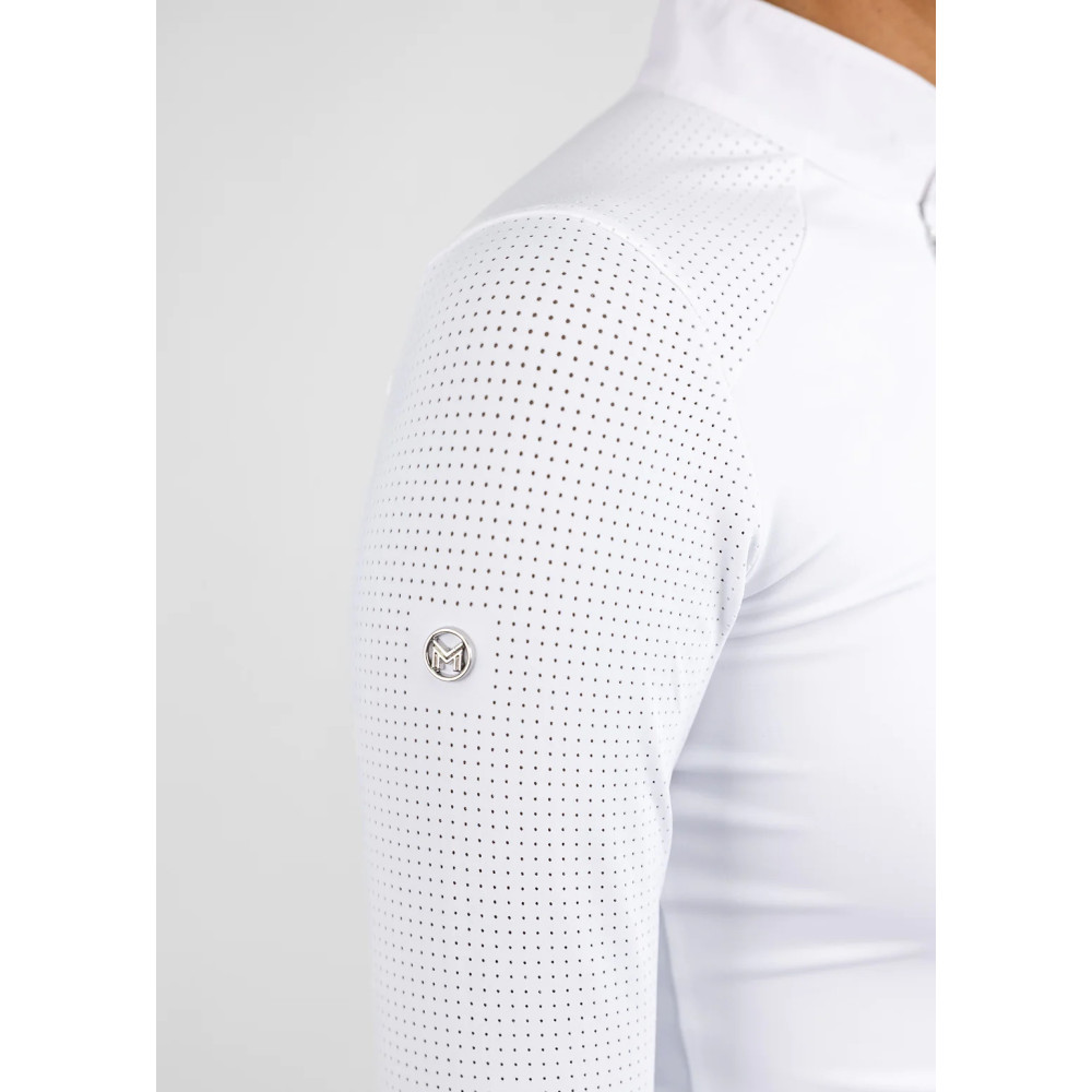 Koszula Konkursowa z Długim Rękawem Air (White) Maximilian Equestrian