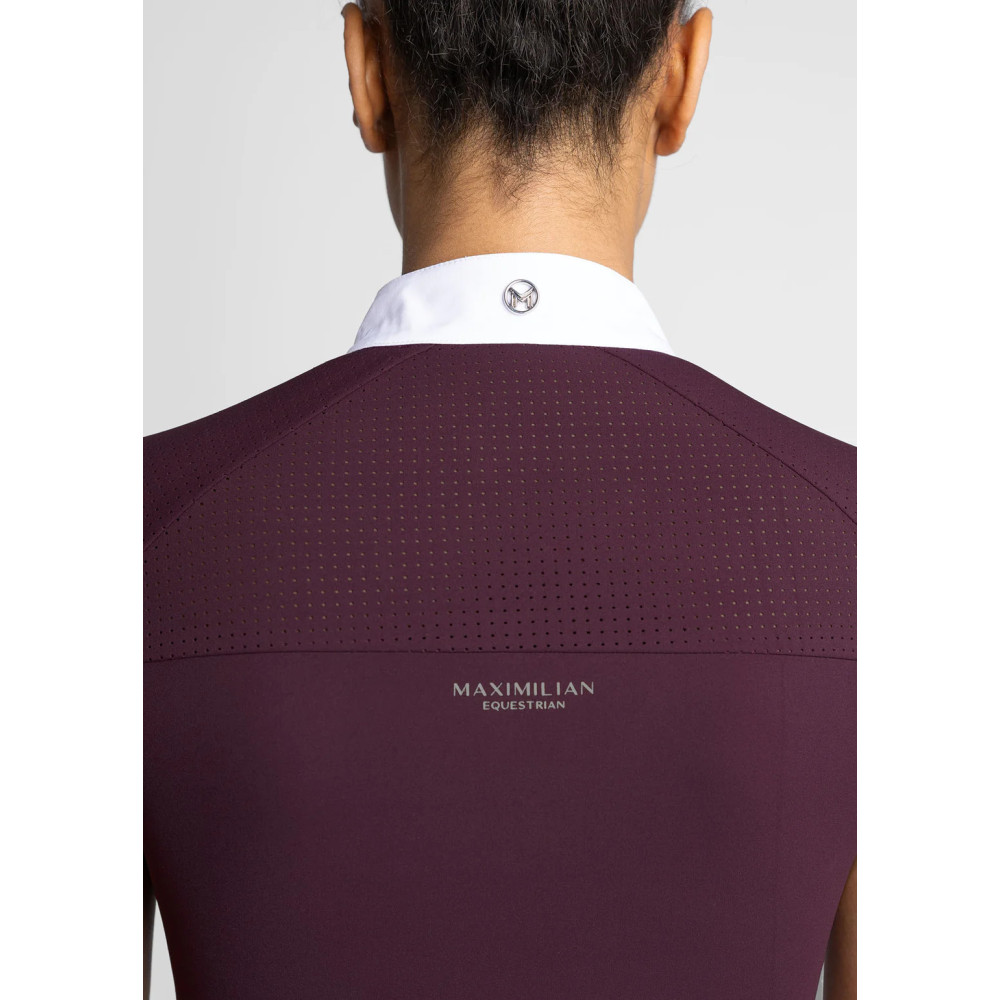 Koszula Konkursowa z Krótkim Rękawem Air (Mulberry) Maximilian Equestrian