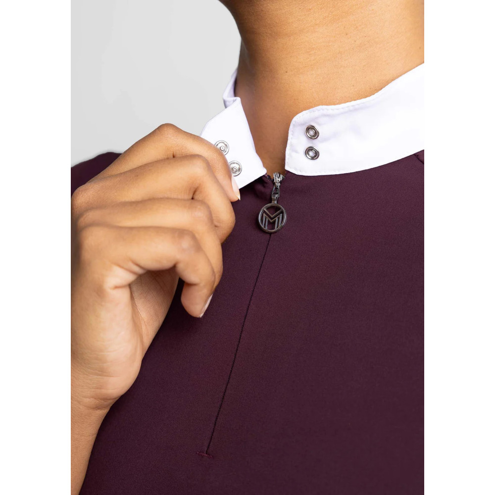 Koszula Konkursowa z Krótkim Rękawem Air (Mulberry) Maximilian Equestrian