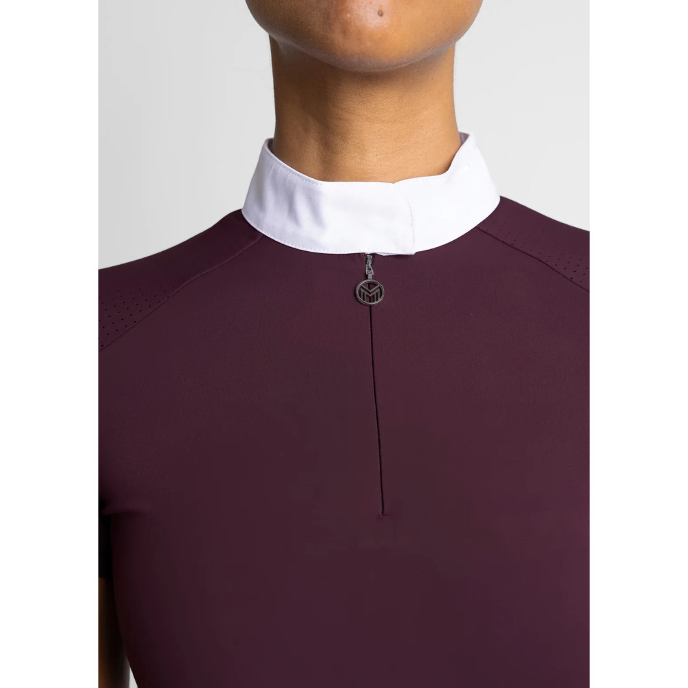 Koszula Konkursowa z Krótkim Rękawem Air (Mulberry) Maximilian Equestrian