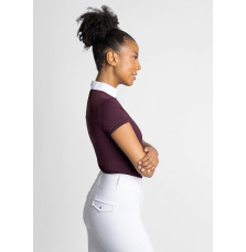 Koszula Konkursowa z Krótkim Rękawem Air (Mulberry) Maximilian Equestrian