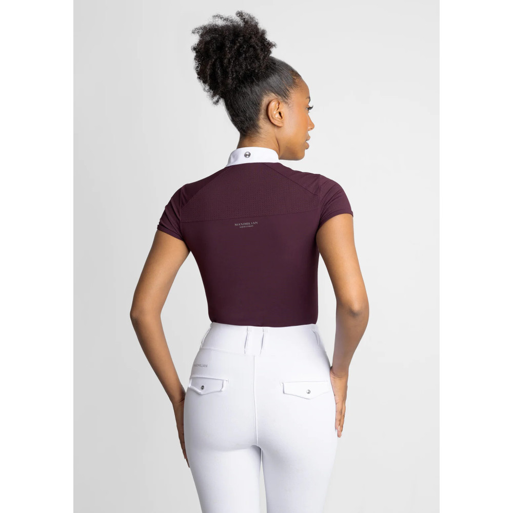 Koszula Konkursowa z Krótkim Rękawem Air (Mulberry) Maximilian Equestrian
