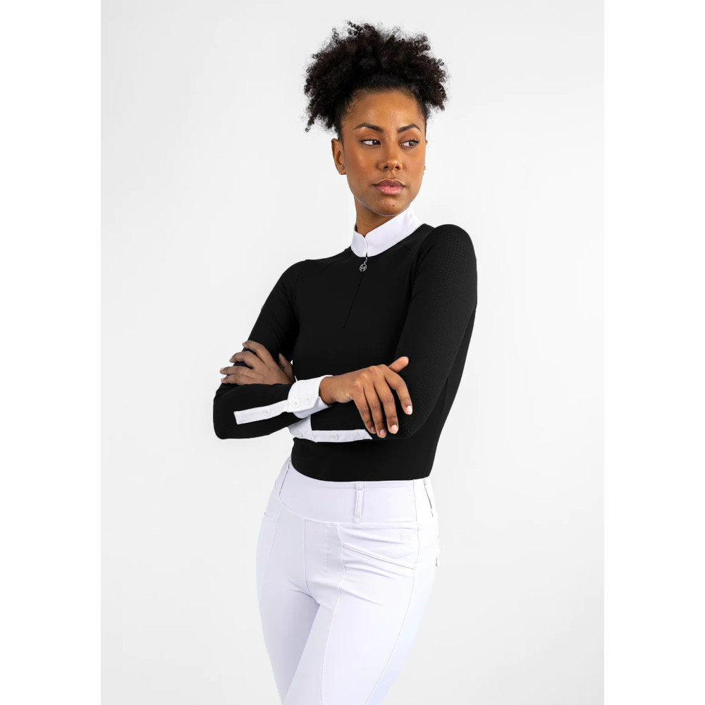 Koszula Konkursowa z Długim Rękawem Air (Black) Maximilian Equestrian