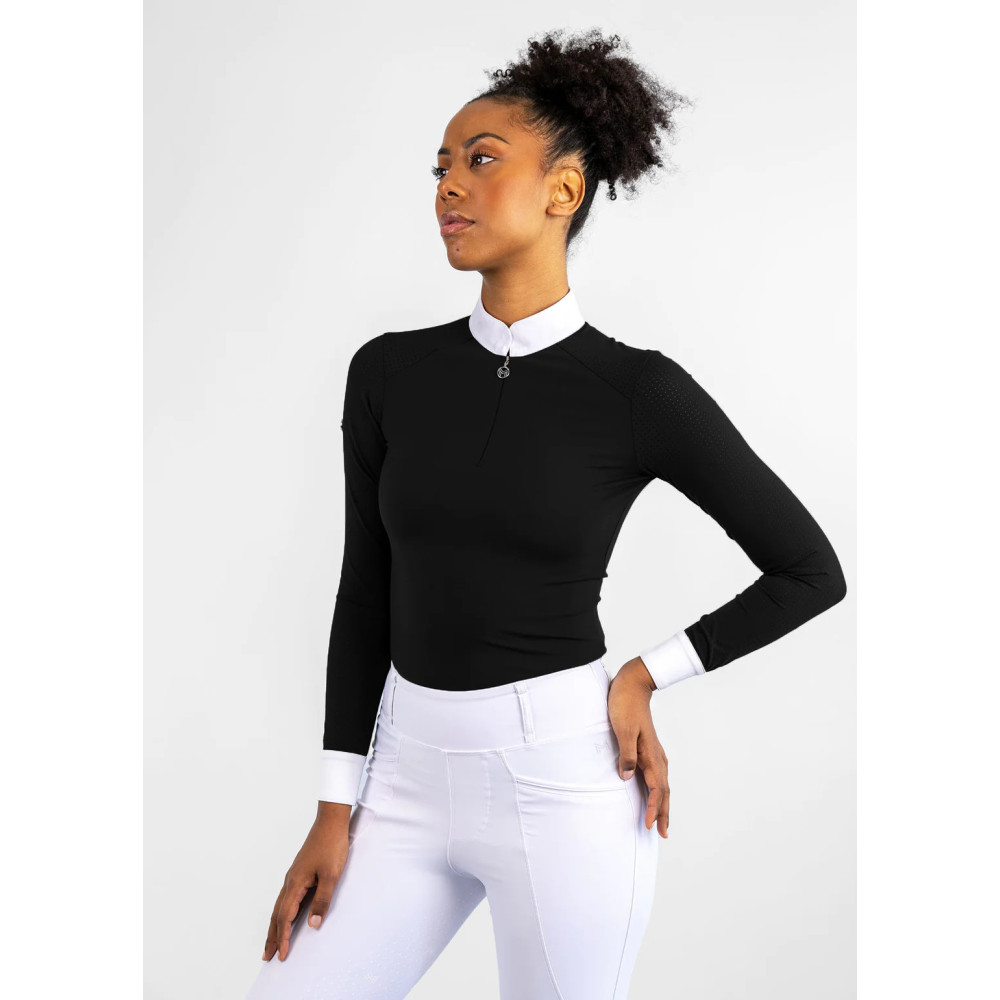 Koszula Konkursowa z Długim Rękawem Air (Black) Maximilian Equestrian