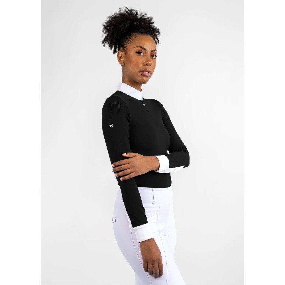 Koszula Konkursowa z Długim Rękawem Air (Black) Maximilian Equestrian