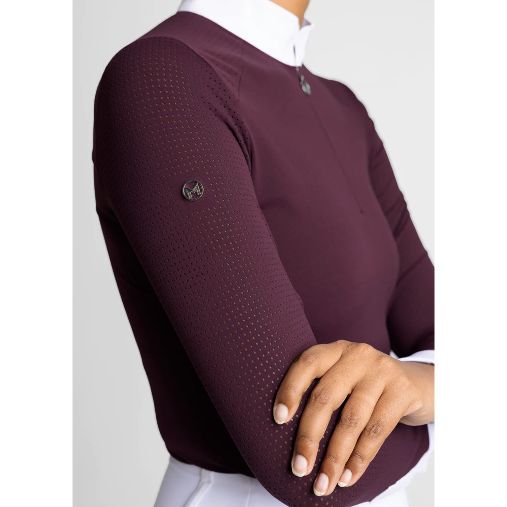 Koszula Konkursowa z Długim Rękawem Air (Mulberry) Maximilian Equestrian