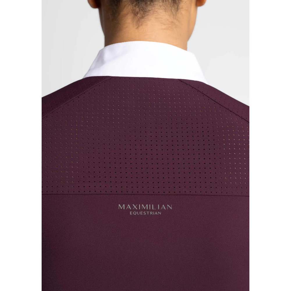 Koszula Konkursowa z Długim Rękawem Air (Mulberry) Maximilian Equestrian