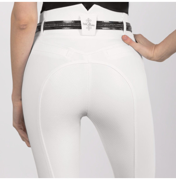 Bryczesy Białe Jasmine Fair Play