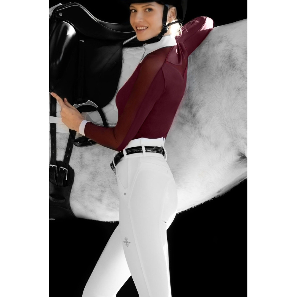 Bryczesy Białe Jasmine Fair Play