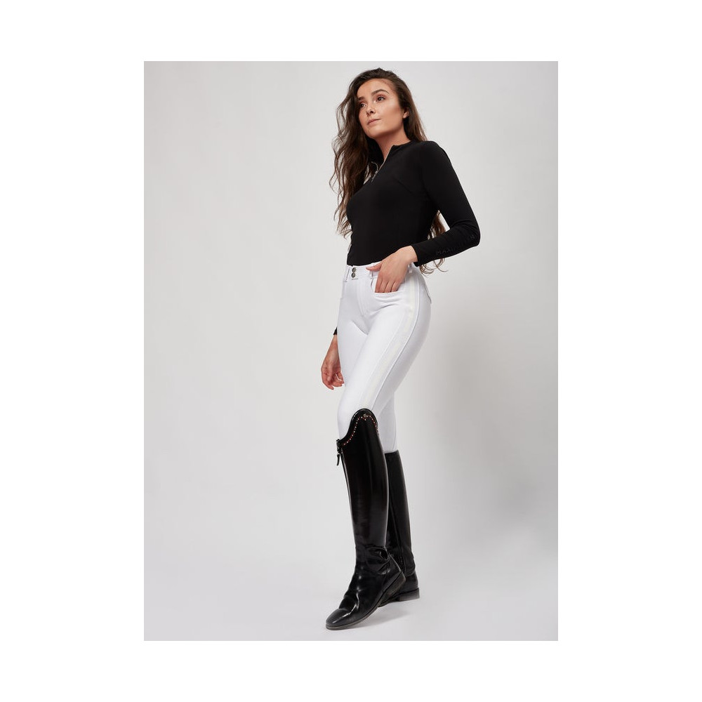 Bryczesy Reflection (White) Maximilian Equestrian