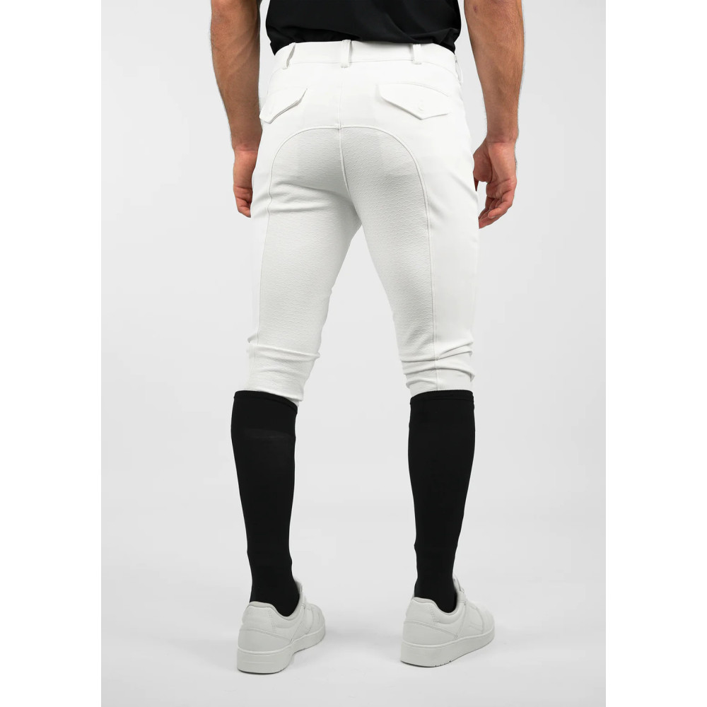 Bryczesy Męskie Performance (White) Maximilian Equestrian