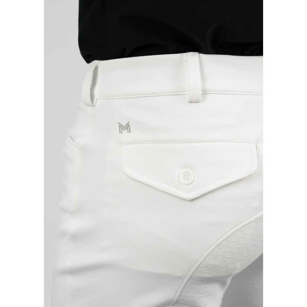 Bryczesy Męskie Performance (White) Maximilian Equestrian