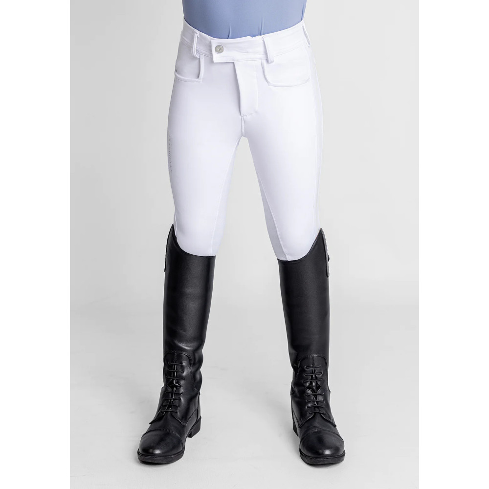 Młodzieżowe Bryczesy Reflection (White) Maximilian Equestrian