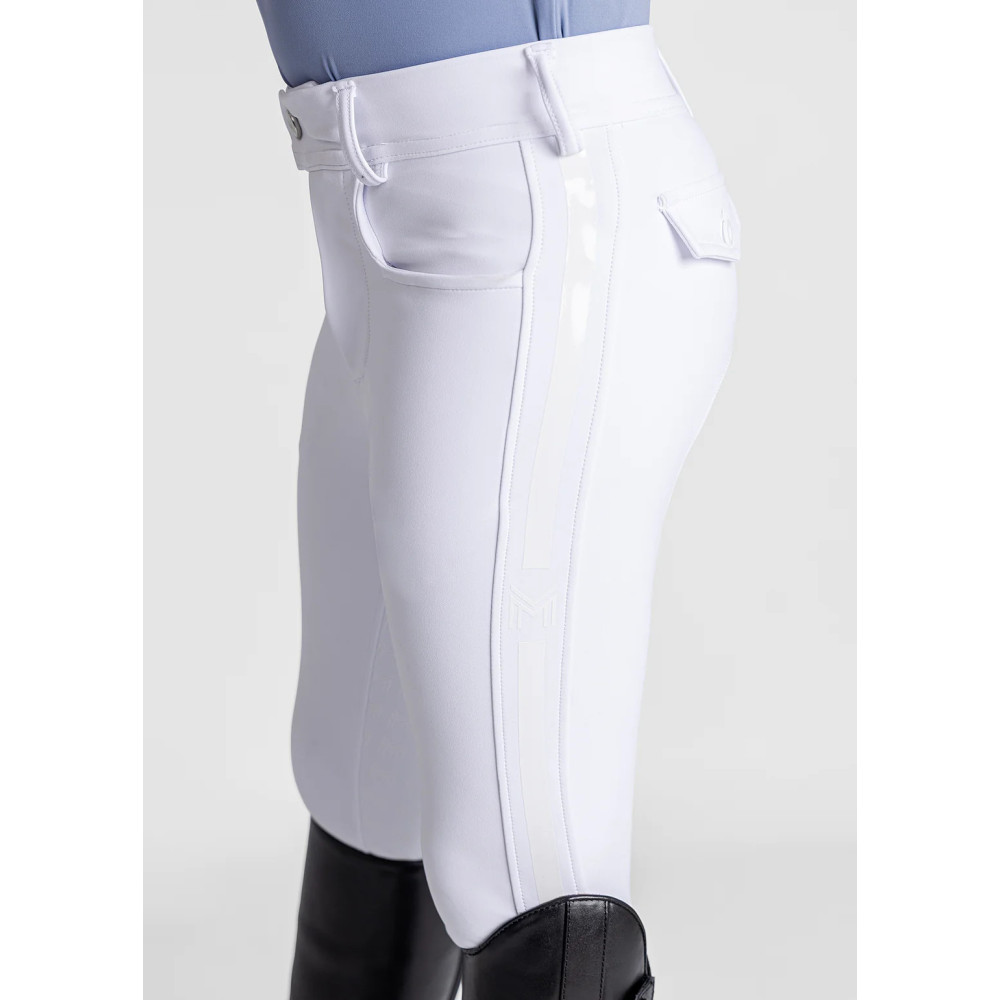 Młodzieżowe Bryczesy Reflection (White) Maximilian Equestrian