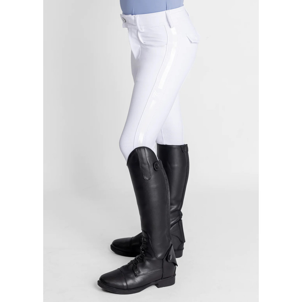 Młodzieżowe Bryczesy Reflection (White) Maximilian Equestrian