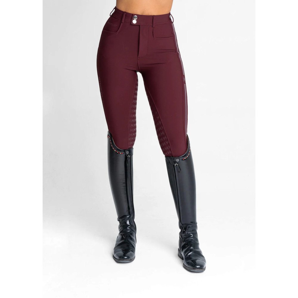 Bryczesy Reflection (Burgundy) Maximilian Equestrian