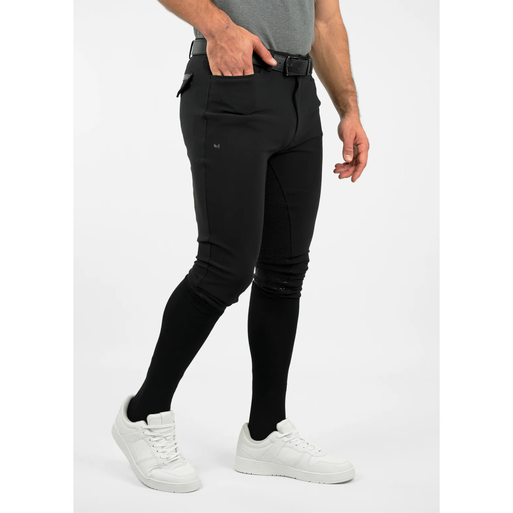 Bryczesy Męskie Performance (Black) Maximilian Equestrian