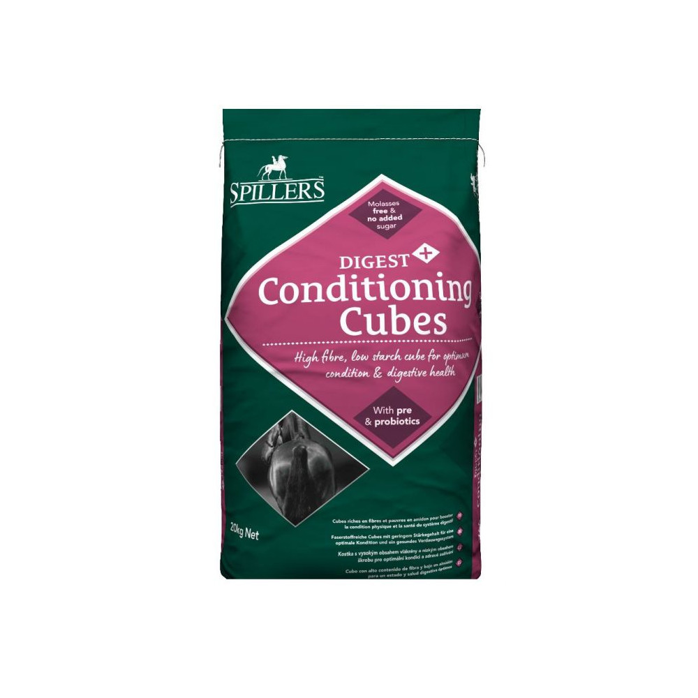 Granulat Pełnoporcjowy dla Koni z Problemami Układu Pokarmowego Digest+ Conditioning Cubes Spillers