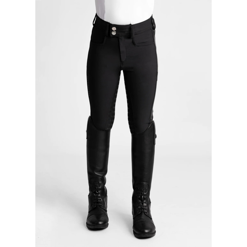 Młodzieżowe Bryczesy Reflection (Black) Maximilian Equestrian
