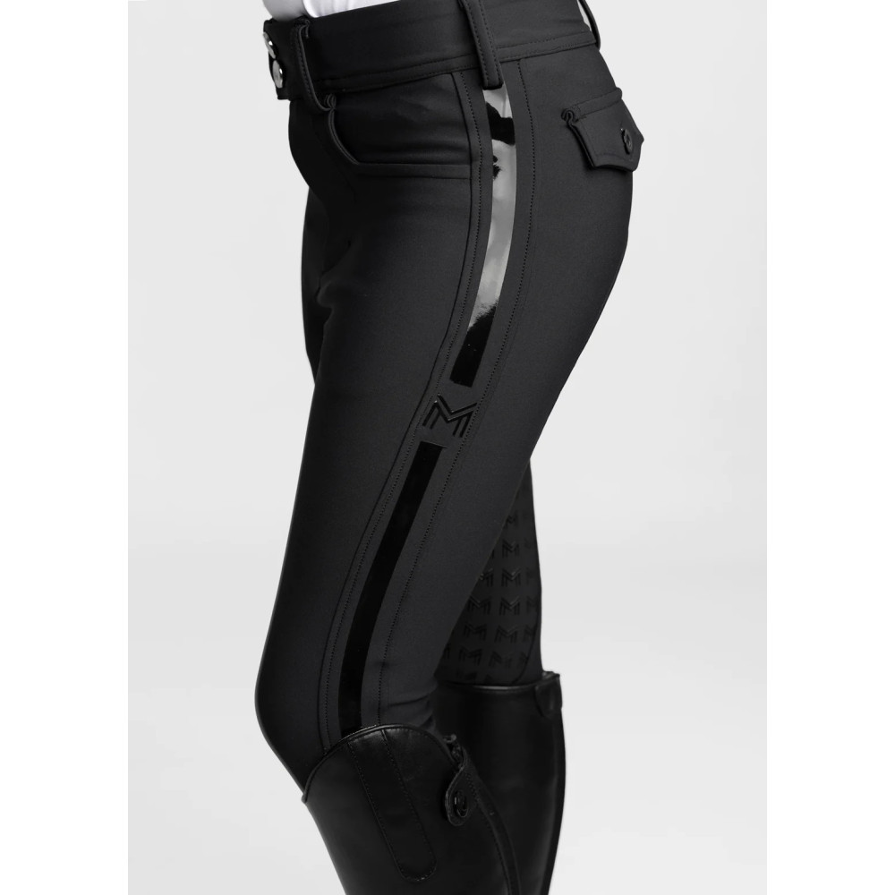Młodzieżowe Bryczesy Reflection (Black) Maximilian Equestrian