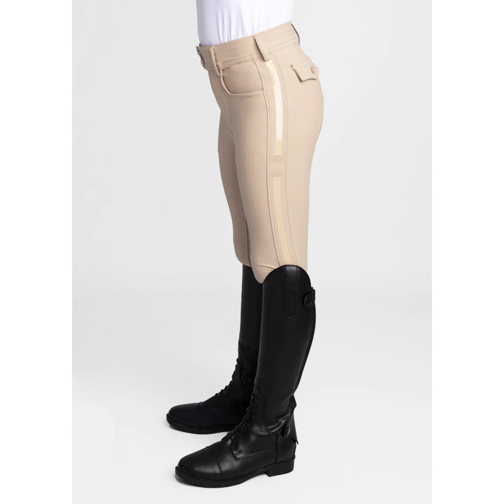 Młodzieżowe Bryczesy Reflection (Beige) Maximilian Equestrian