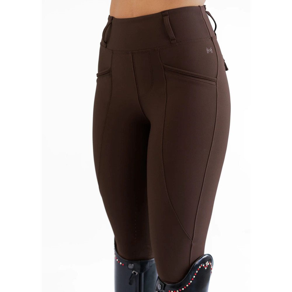 Legginsy Jeździeckie Pro Riding (Chocolate) Maximilian Equestrian