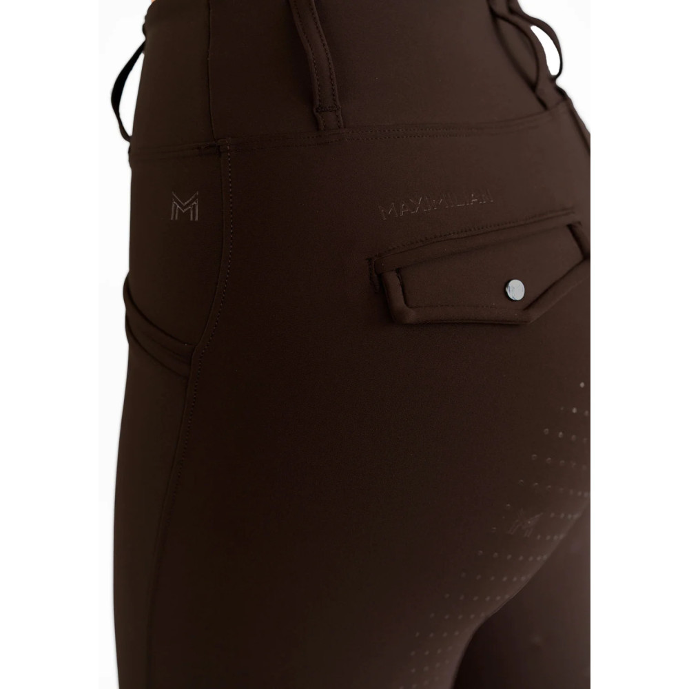 Legginsy Jeździeckie Pro Riding (Chocolate) Maximilian Equestrian