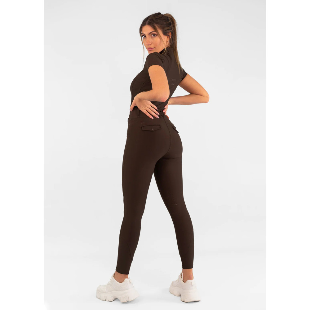 Legginsy Jeździeckie Pro Riding (Chocolate) Maximilian Equestrian