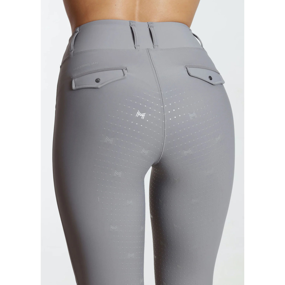 Legginsy Jeździeckie Pro Riding (Grey) Maximilian Equestrian