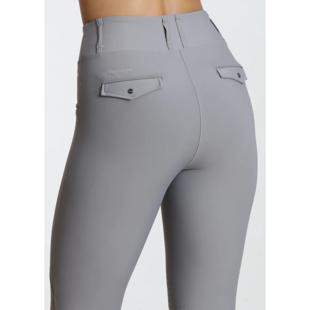 Legginsy Jeździeckie Pro Riding (Grey) Maximilian Equestrian