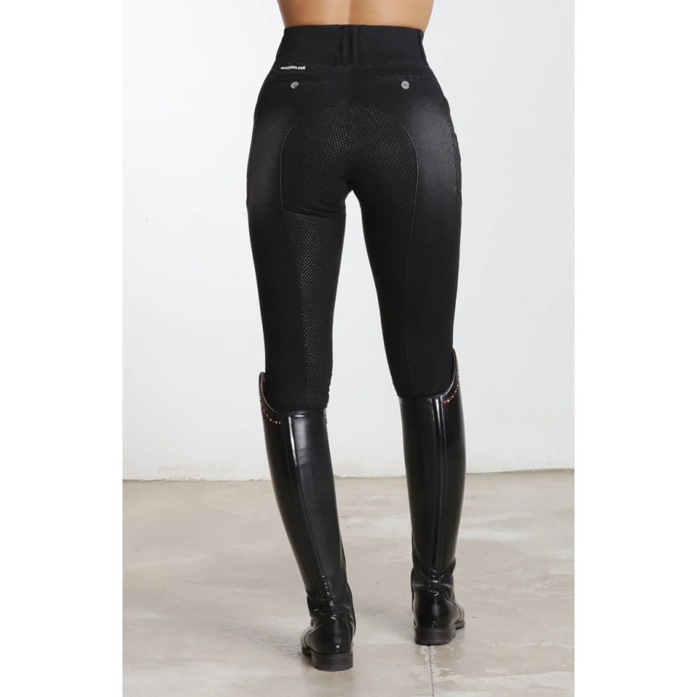 Legginsy Jeździeckie Denim (Black) Maximilian Equestrian