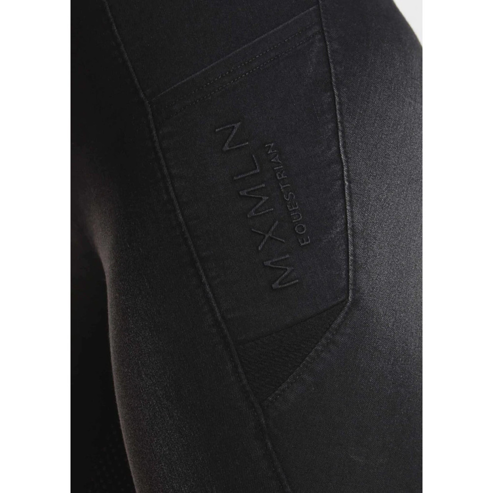 Legginsy Jeździeckie Denim (Black) Maximilian Equestrian