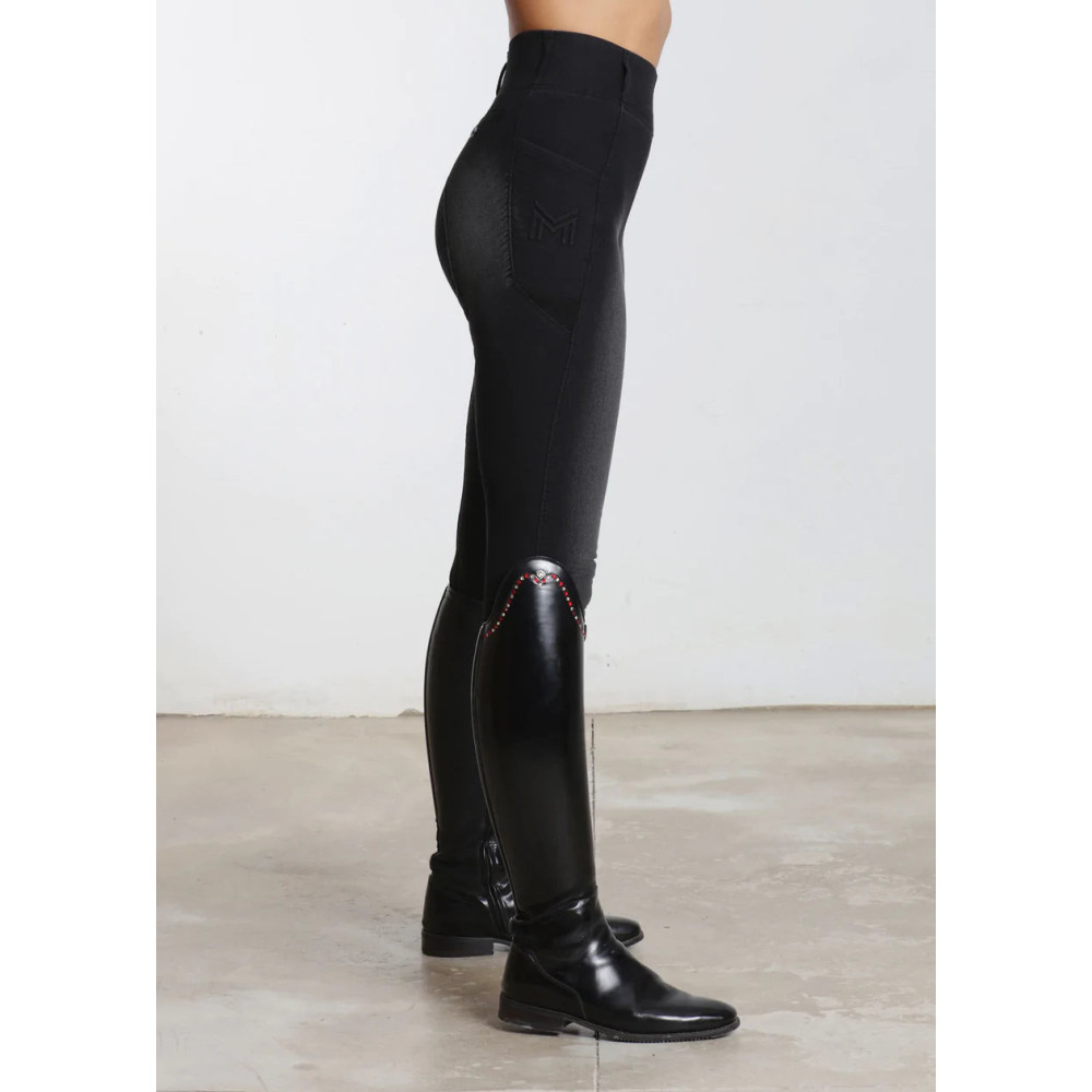 Legginsy Jeździeckie Denim (Black) Maximilian Equestrian
