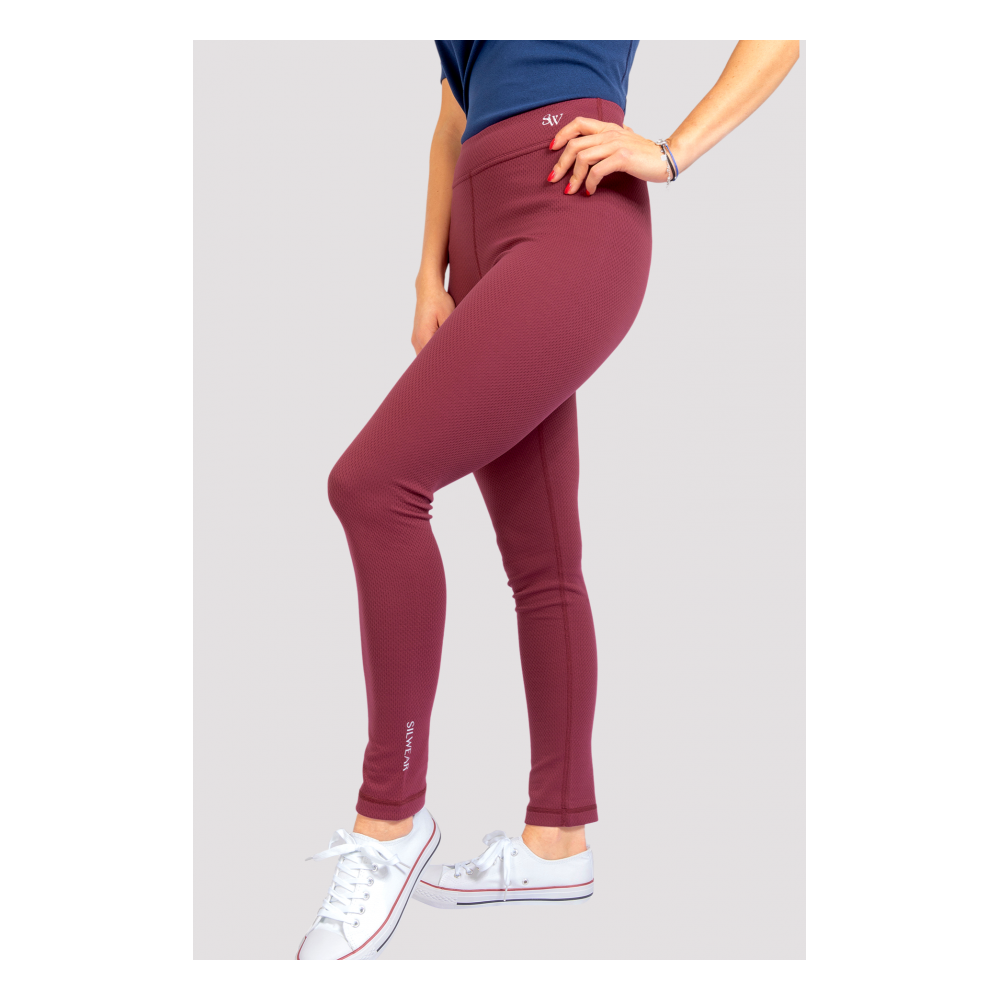 Legginsy Argento Warm Bordo Silwear
